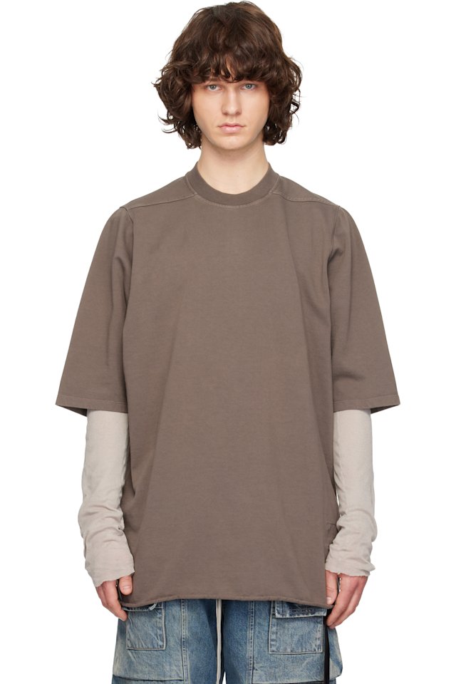 Rick Owens DRKSHDW — Gray Temple Jumbo S/S T-shirt