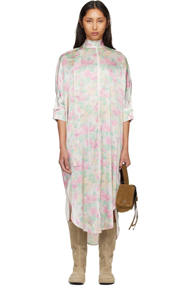 Acne Studios — Multicolor Blouse Midi Dress