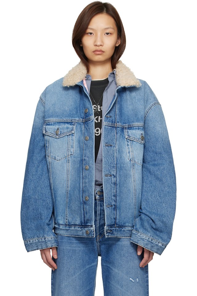 Acne Studios — Blue Lined Denim Jacket
