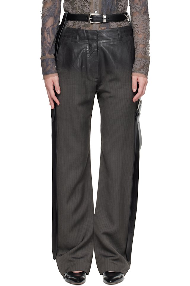 Acne Studios — Gray Tailored Degredé Trousers