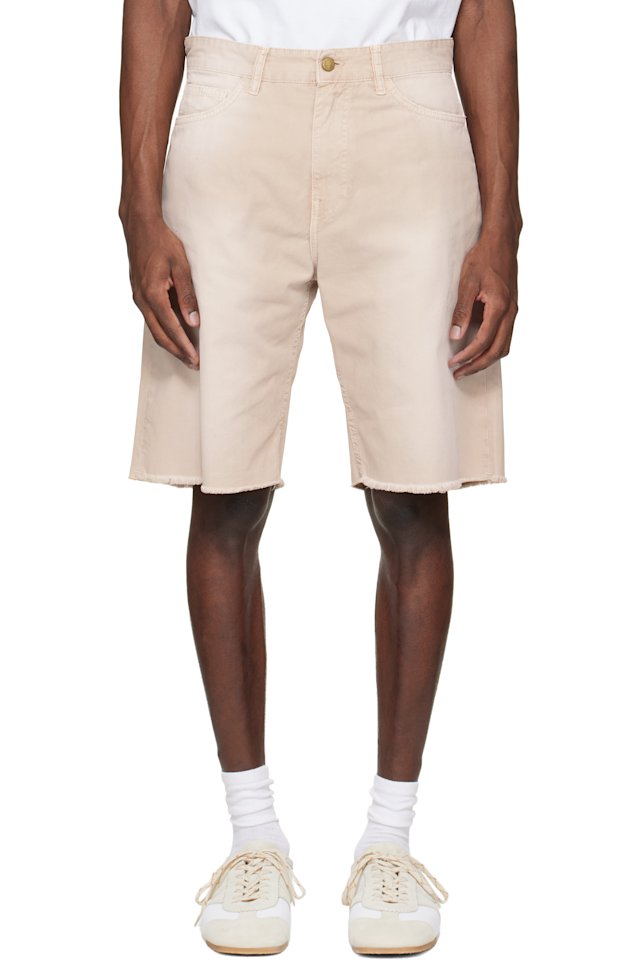 Stockholm (Surfboard) Club — Beige 5-Pocket Chino Shorts