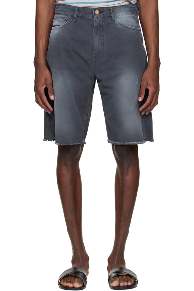 Stockholm (Surfboard) Club — Black 5-Pocket Chino Shorts