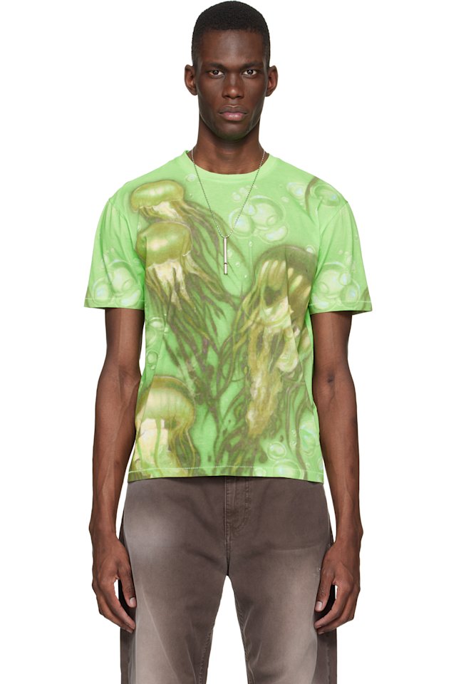 Stockholm (Surfboard) Club — Green Airbrush T-shirt