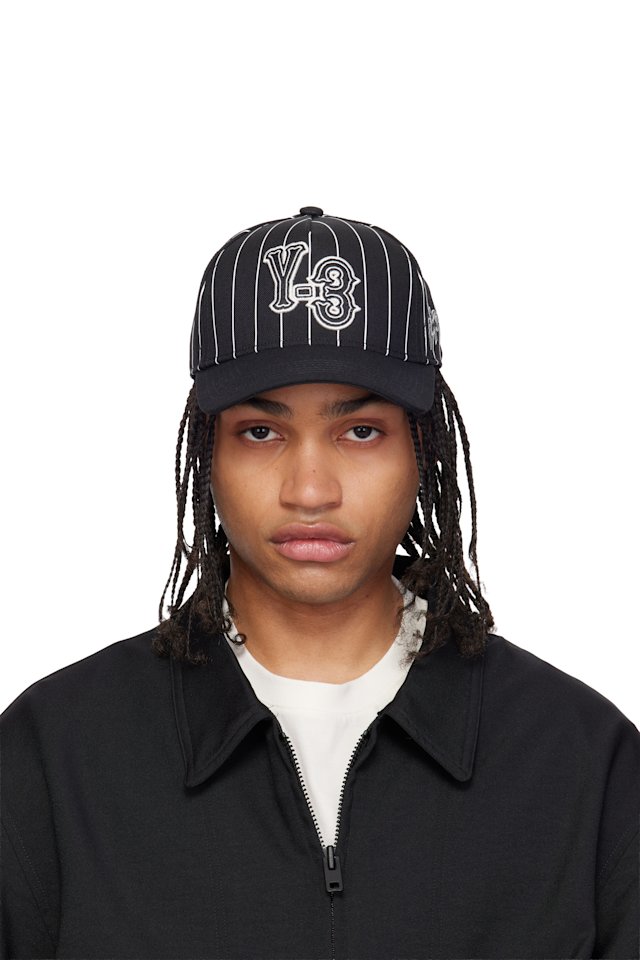 Y-3 — Black Pinstripe Cap