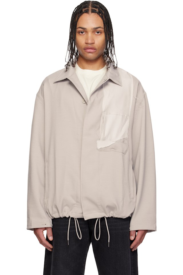 Y-3 — Gray Utility Blouson Jacket