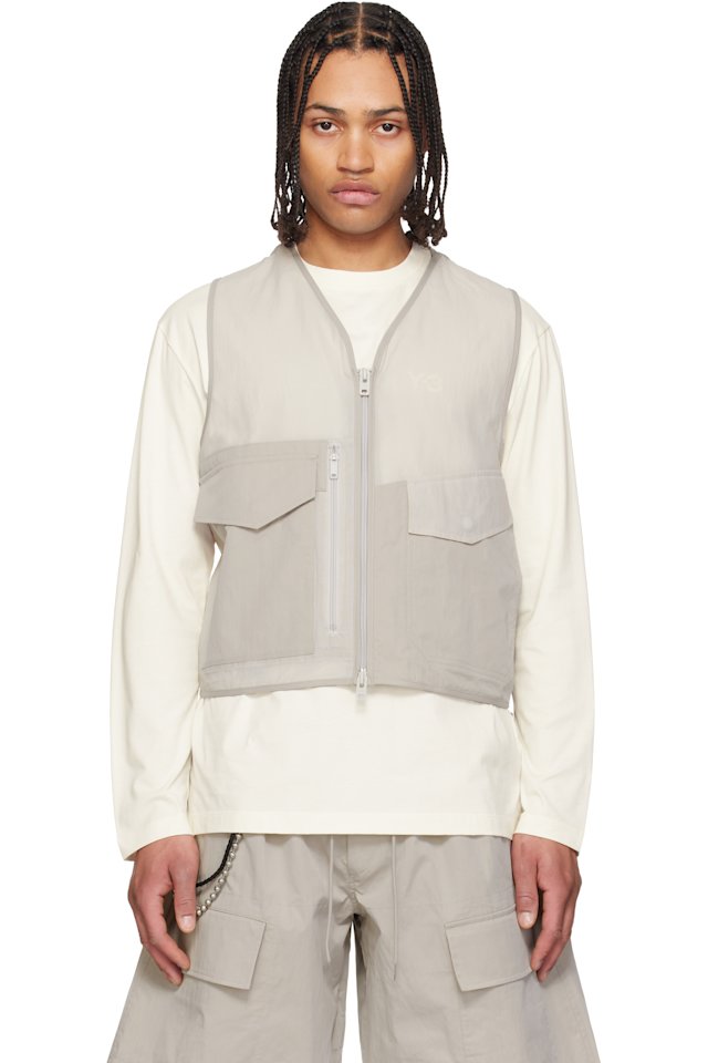 Y-3 — Taupe Tactical Utility Vest