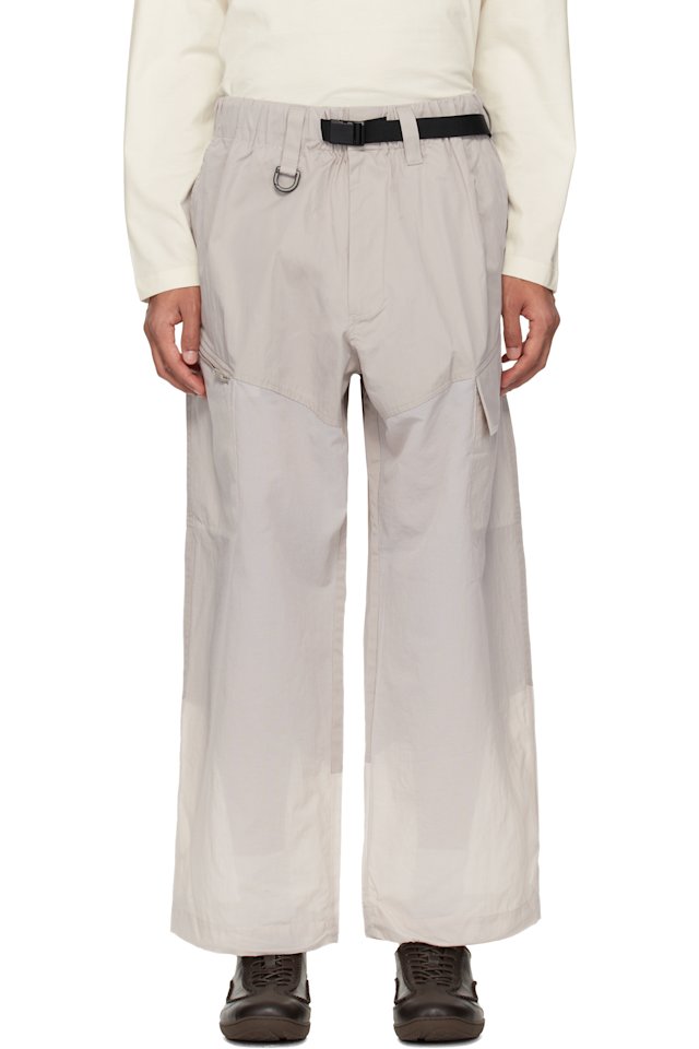 Y-3 — Beige UT Straightleg Cargo Pants