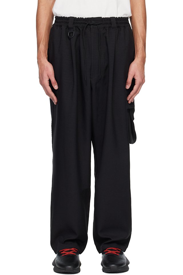Y-3 — Black Sport Uniform Cargo Pants
