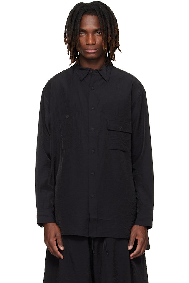 Y-3 — Black Long Sleeve Shirt