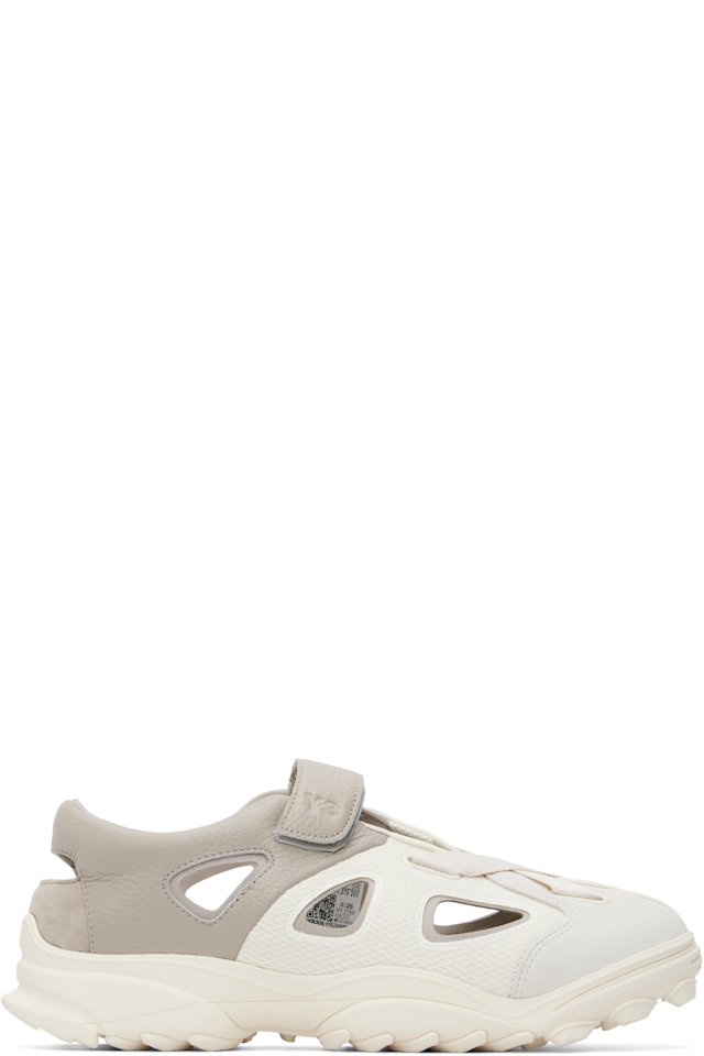 Y-3 — Off-White & Taupe GSG9 Sandals