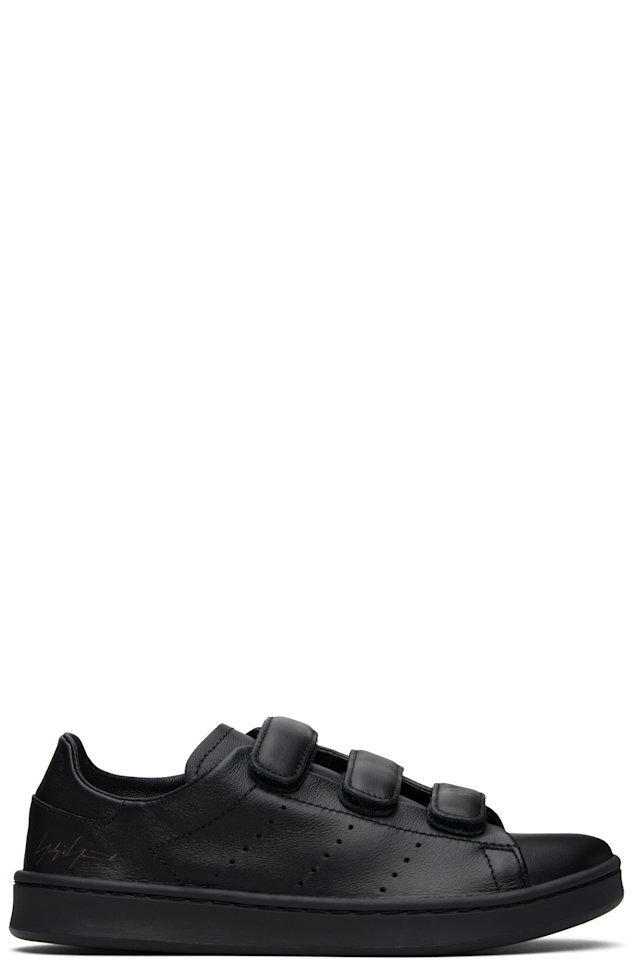 Y-3 — Black Stan Smith Hook-And-Loop Sneakers