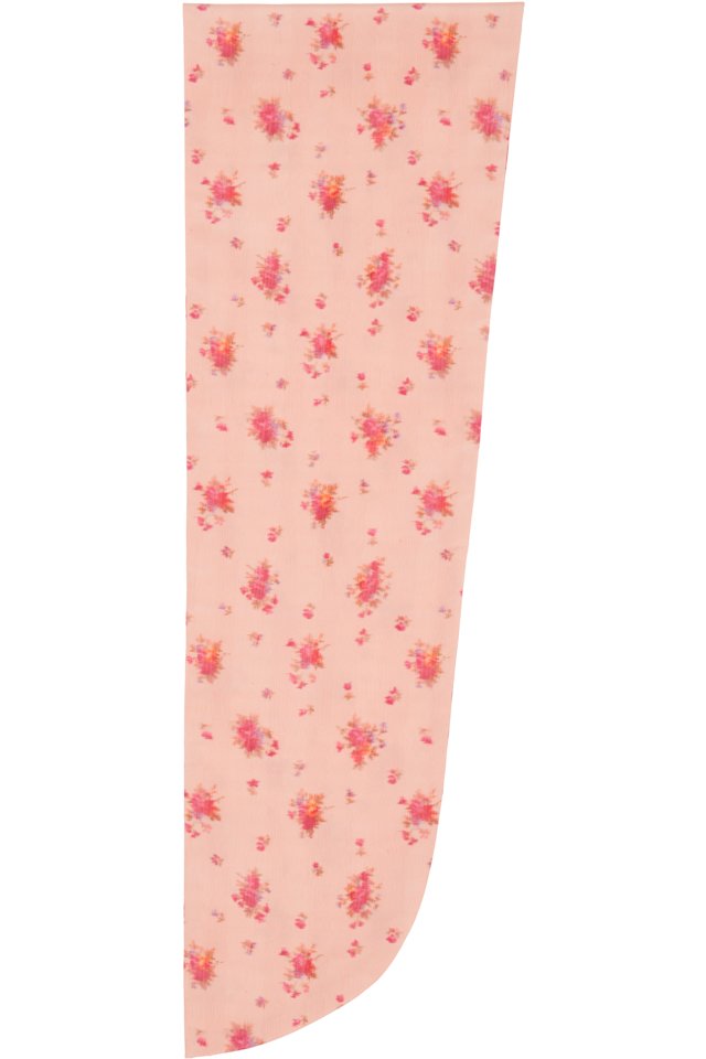 GANNI — Pink Print Wrap Scarf