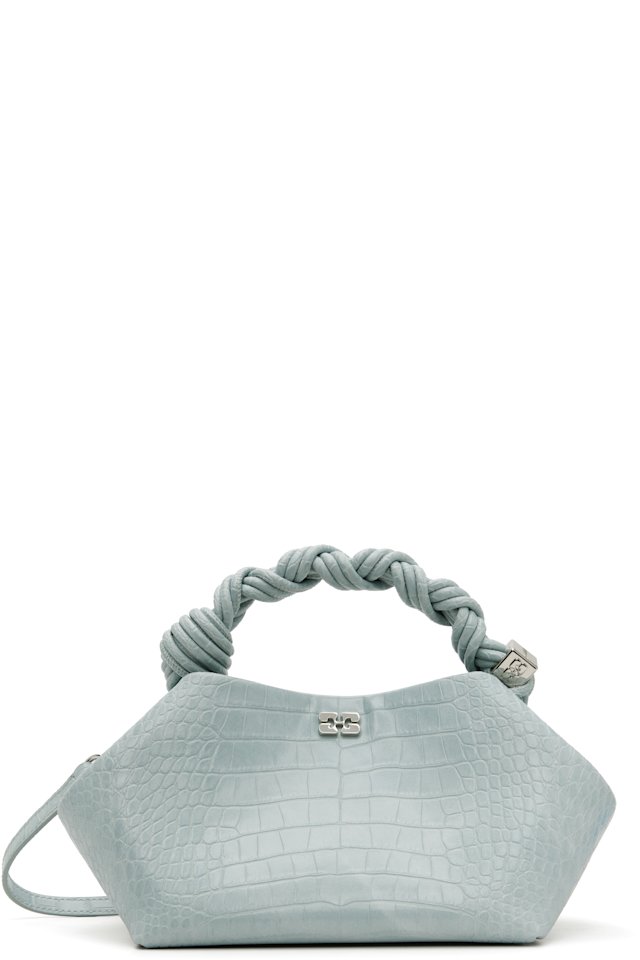 GANNI — Blue Small Bou Bag