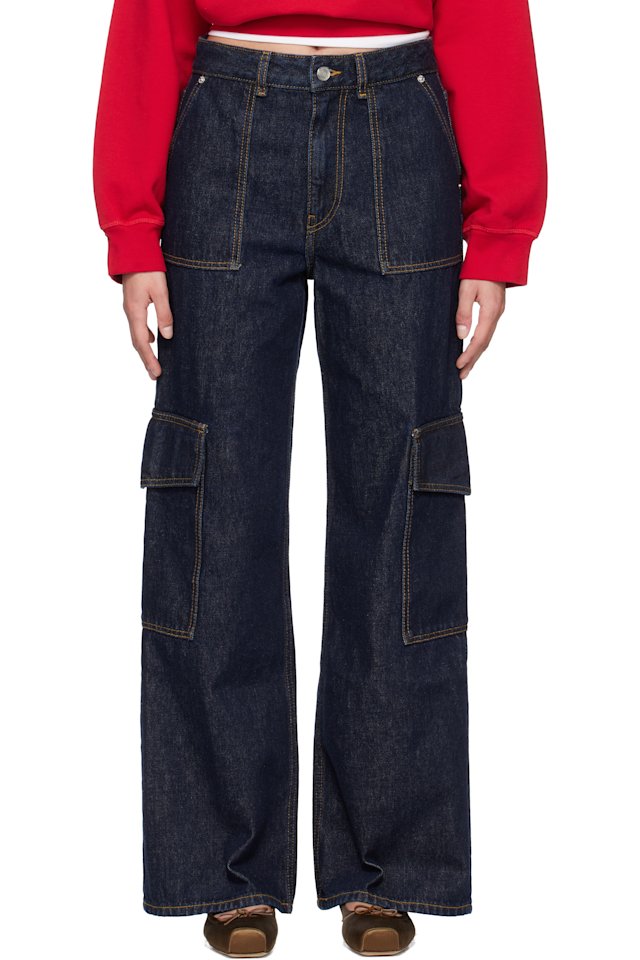 GANNI — Blue Angi Jeans