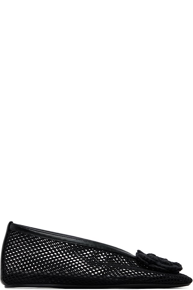 GANNI — Black Jenny Ballerina Flats