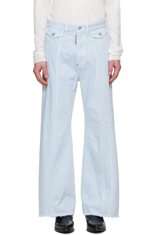 Dsquared2 — Blue Powder Wash Eros Jeans