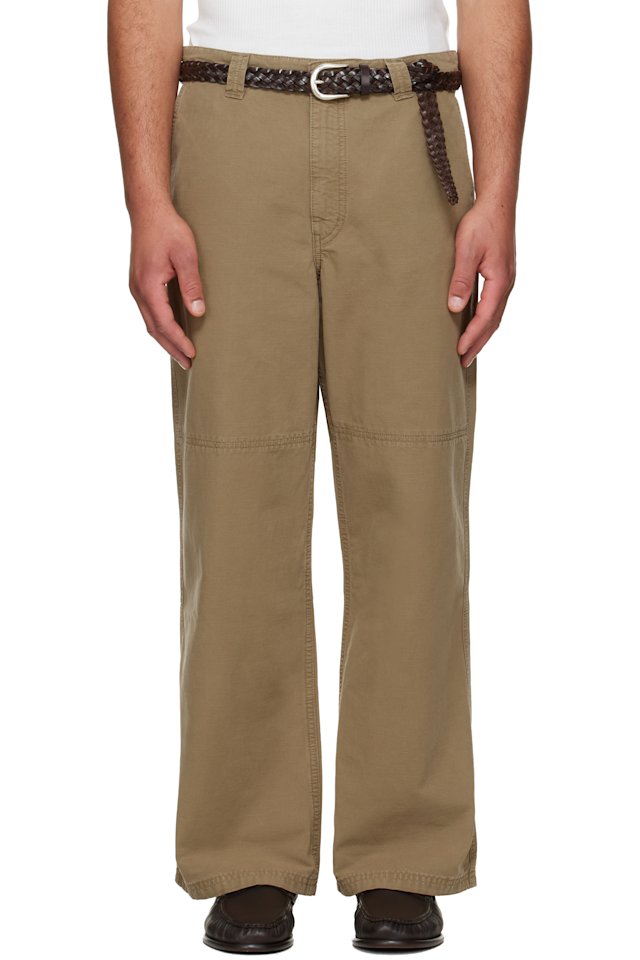 JEANERICA — Beige Genua Chino Trousers
