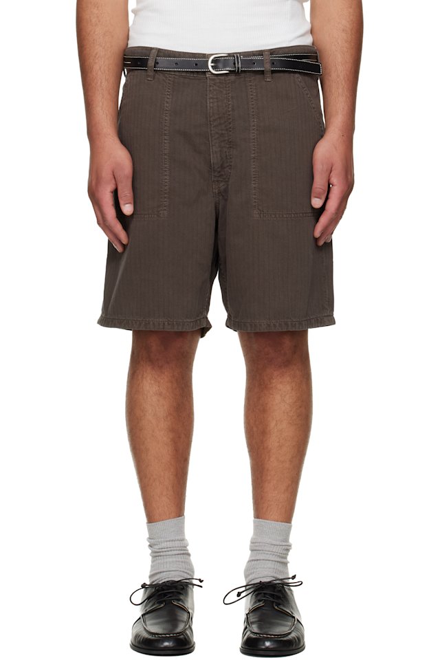 JEANERICA — Brown Genua Worker Chino Shorts