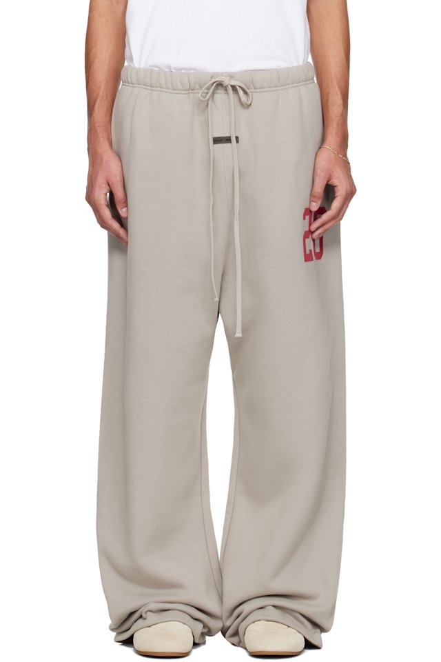 Fear of God ESSENTIALS — Gray Holiday Lounge Sweatpants