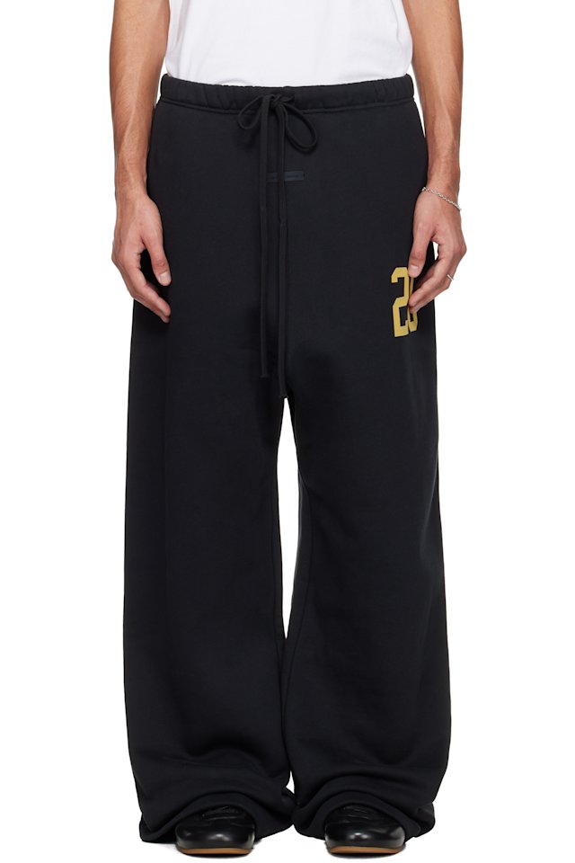Fear of God ESSENTIALS — Black Holiday Lounge Sweatpants