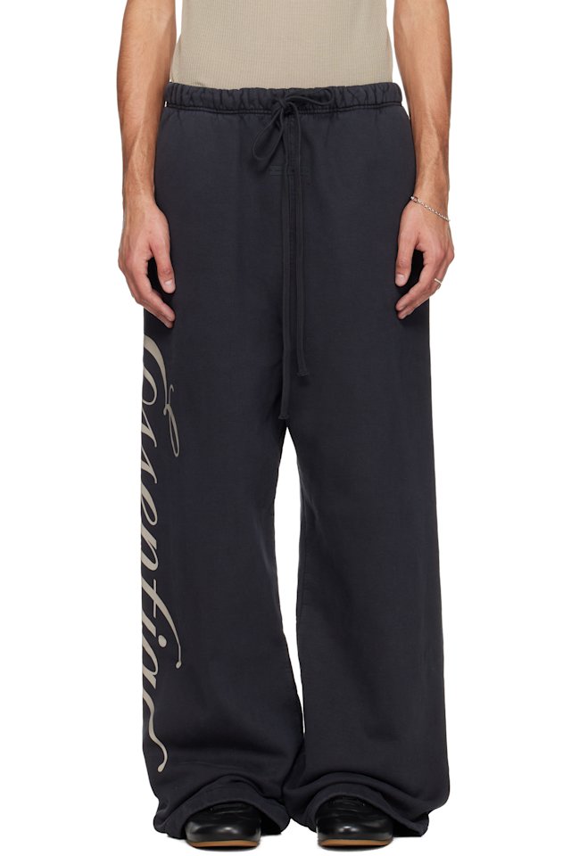 Fear of God ESSENTIALS — Black Holiday Heavy Fleece Lounge Sweatpants