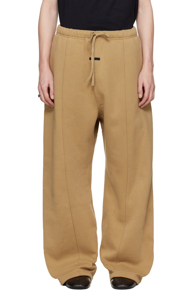 Fear of God ESSENTIALS — Tan Signature Lounge Sweatpants