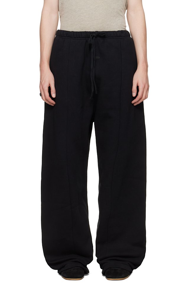 Fear of God ESSENTIALS — Black Signature Lounge Sweatpants