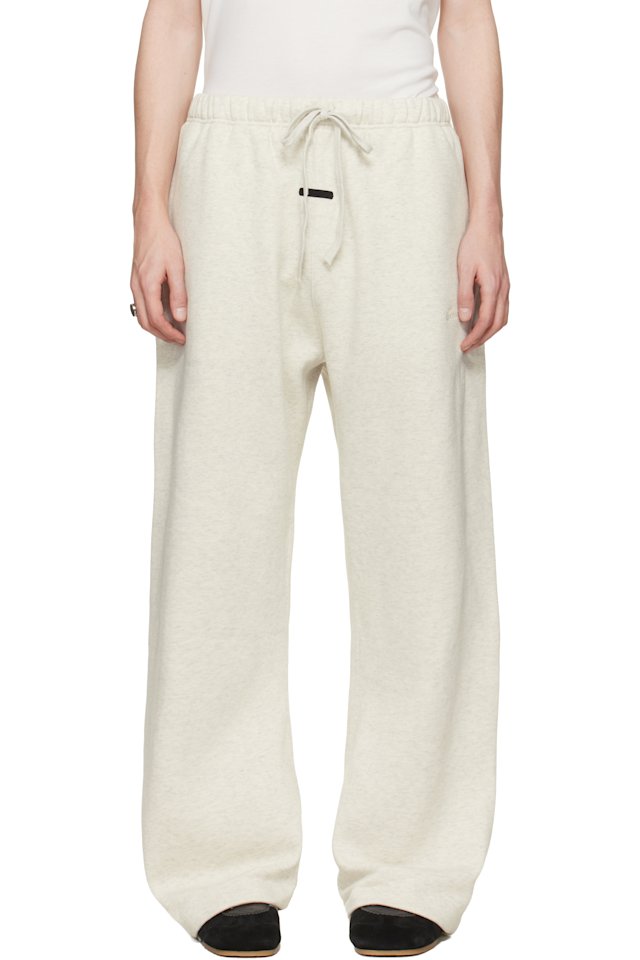 Fear of God ESSENTIALS — Gray Signature Flared Sweatpants