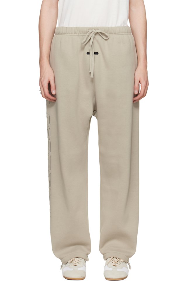 Fear of God ESSENTIALS — Gray Active Trace Relaxed Sweatpants