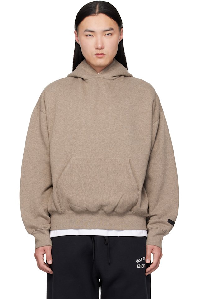 Fear of God ESSENTIALS — Beige Classic Hoodie