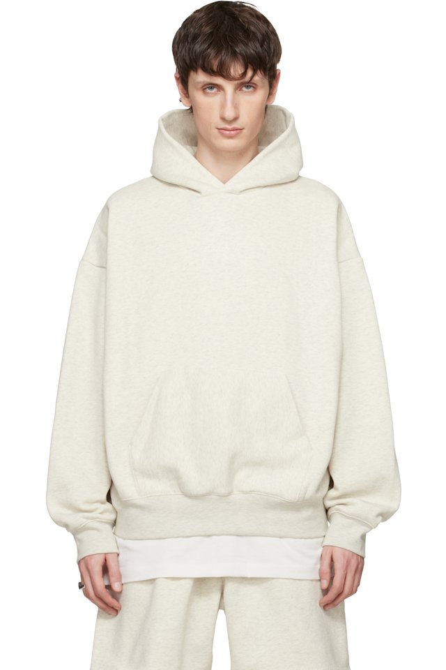 Fear of God ESSENTIALS — Gray Signature Classic Hoodie