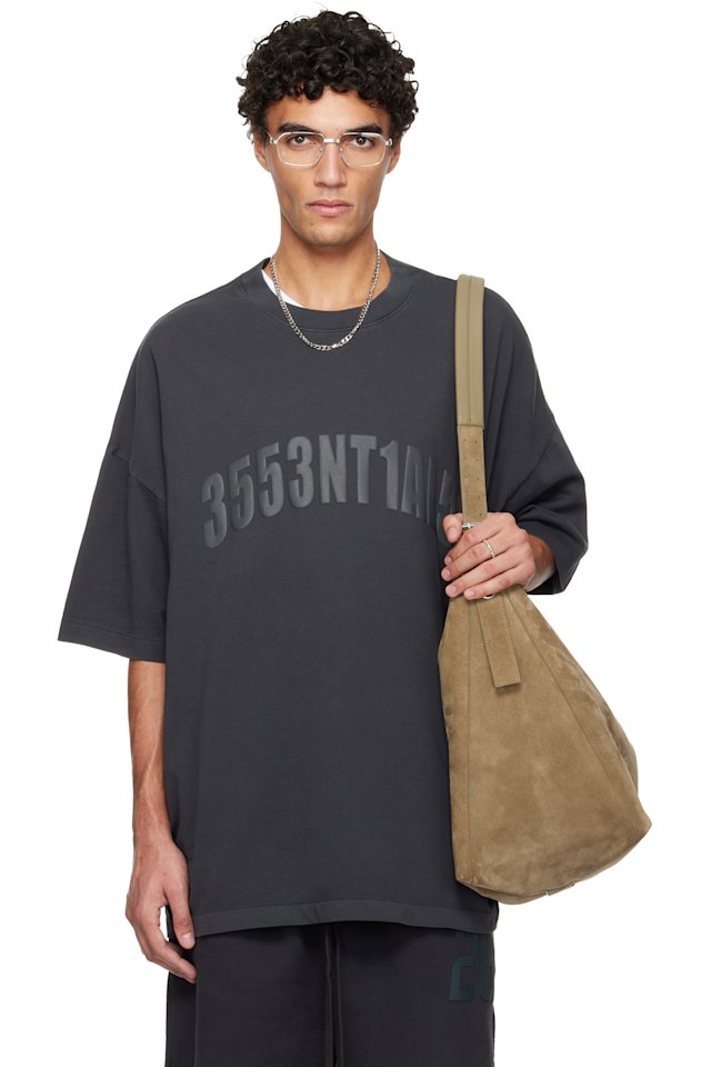 Fear of God ESSENTIALS — Gray Holiday 'Los Angeles' 90s T-shirt