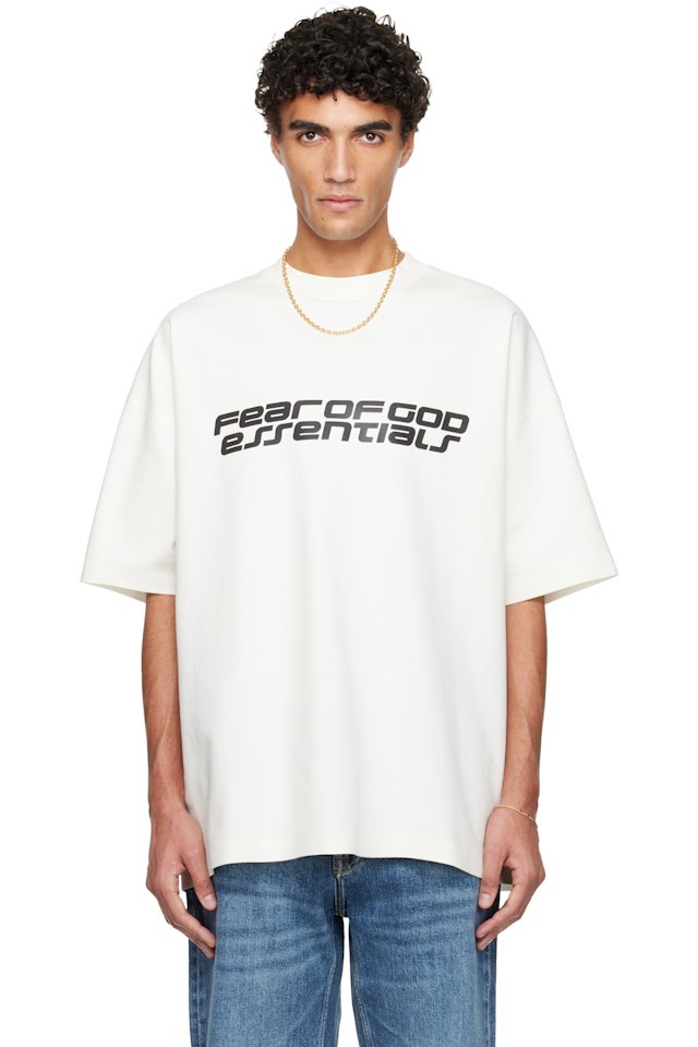 Fear of God ESSENTIALS — Off-White Holiday Ponte 90s T-shirt