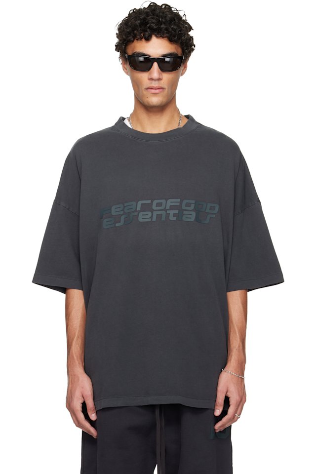 Fear of God ESSENTIALS — Gray Holiday 'Fear Of God Essentials' 90s T-shirt