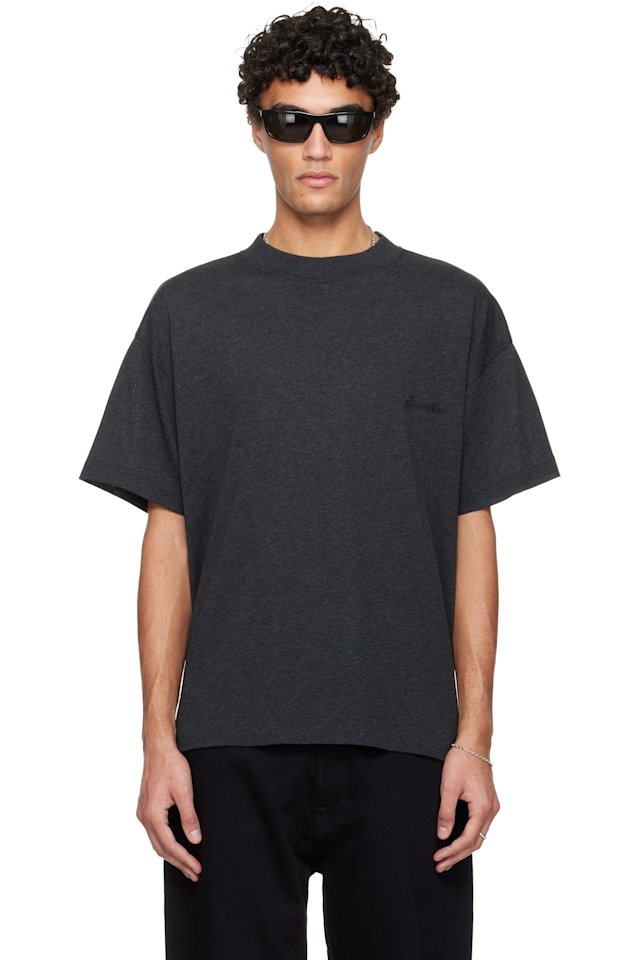 Fear of God ESSENTIALS — Gray Holiday Embroidered Essential T-shirt