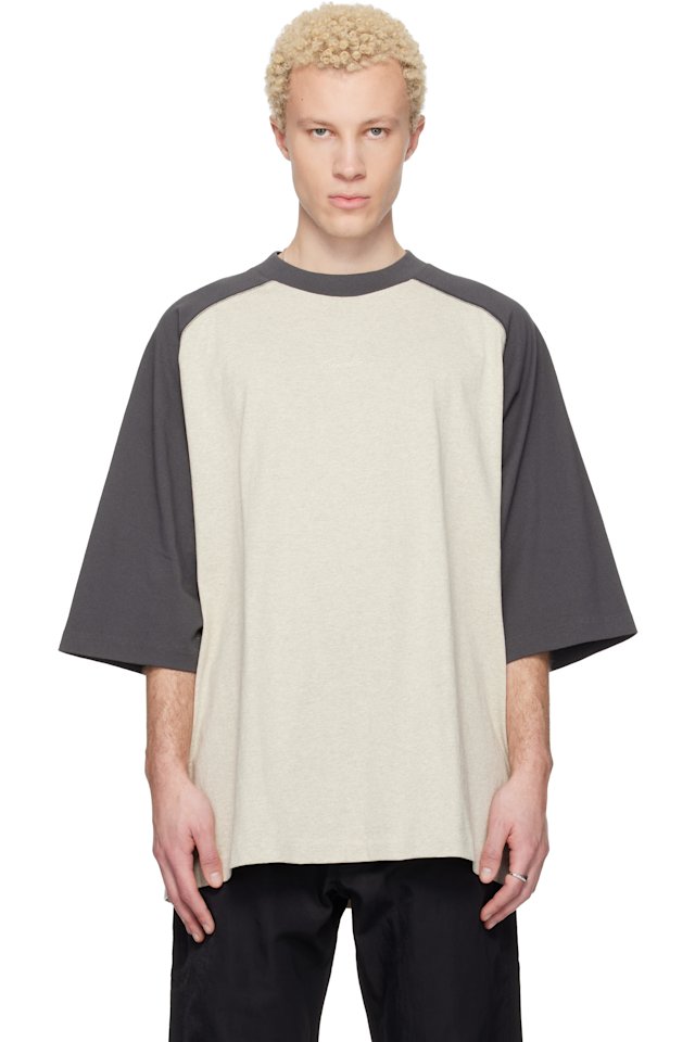 Fear of God ESSENTIALS — Gray Signature Baseball T-shirt