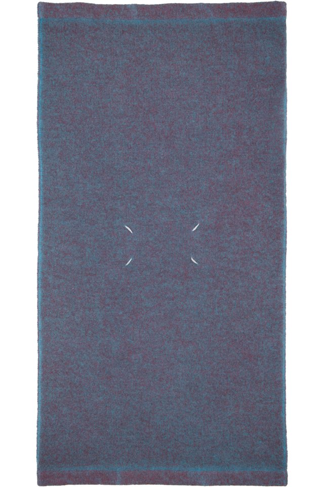 Maison Margiela — Blue Knit Scarf