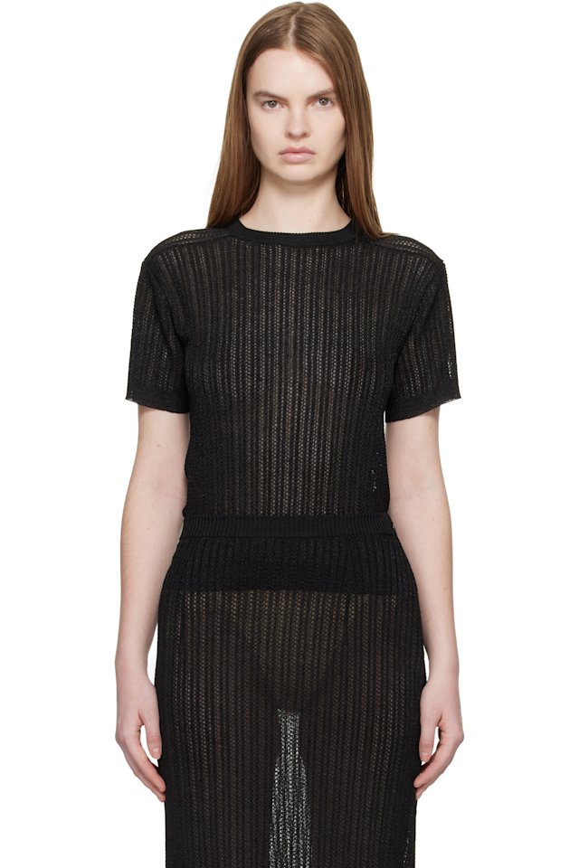Maison Margiela — Black Knit Sweater