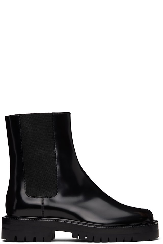 Maison Margiela — Black Tabi Chelsea Boots