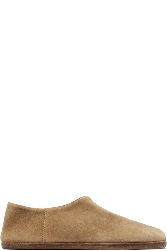 Maison Margiela — Beige Tabi Babouche Loafers
