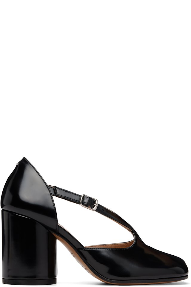 Maison Margiela — Black Tabi Décolleté Heels