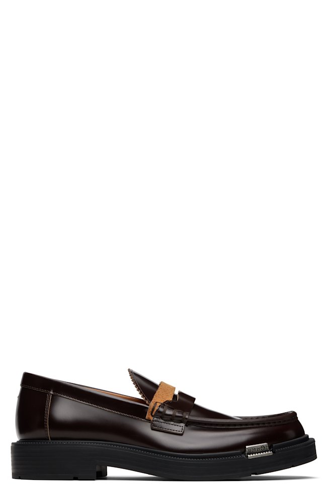 Maison Margiela — Brown Décortiqué Loafers
