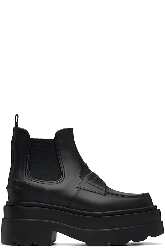 Alexander Wang — Black Carter Platform Rain Boots