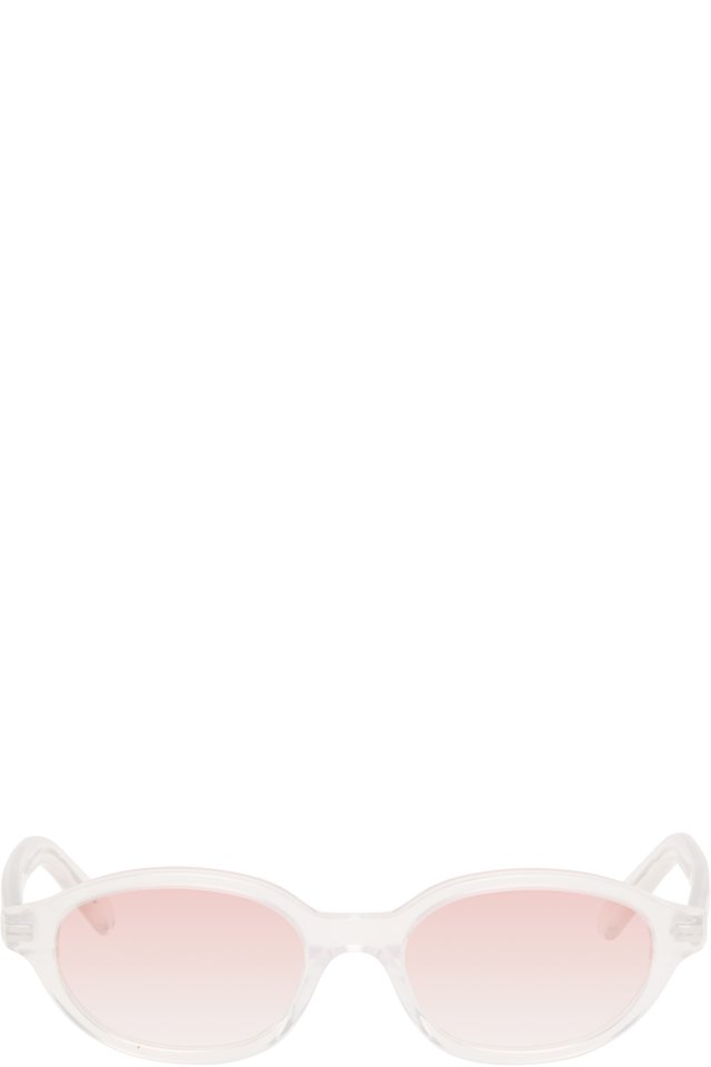 MM6 Maison Margiela — White 2 Sunglasses