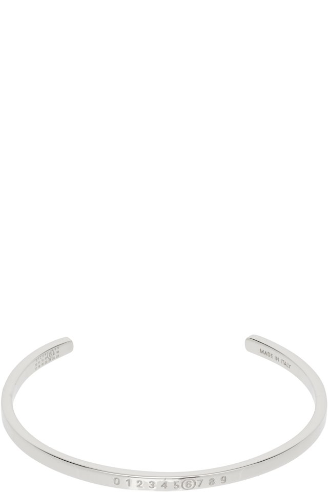 MM6 Maison Margiela — Numeric Minimal Signature Cuff Bracelet