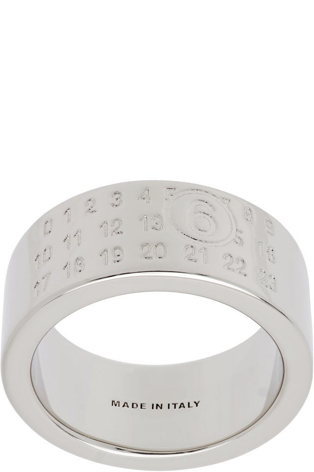 MM6 Maison Margiela — Numeric Minimal Signature Ring