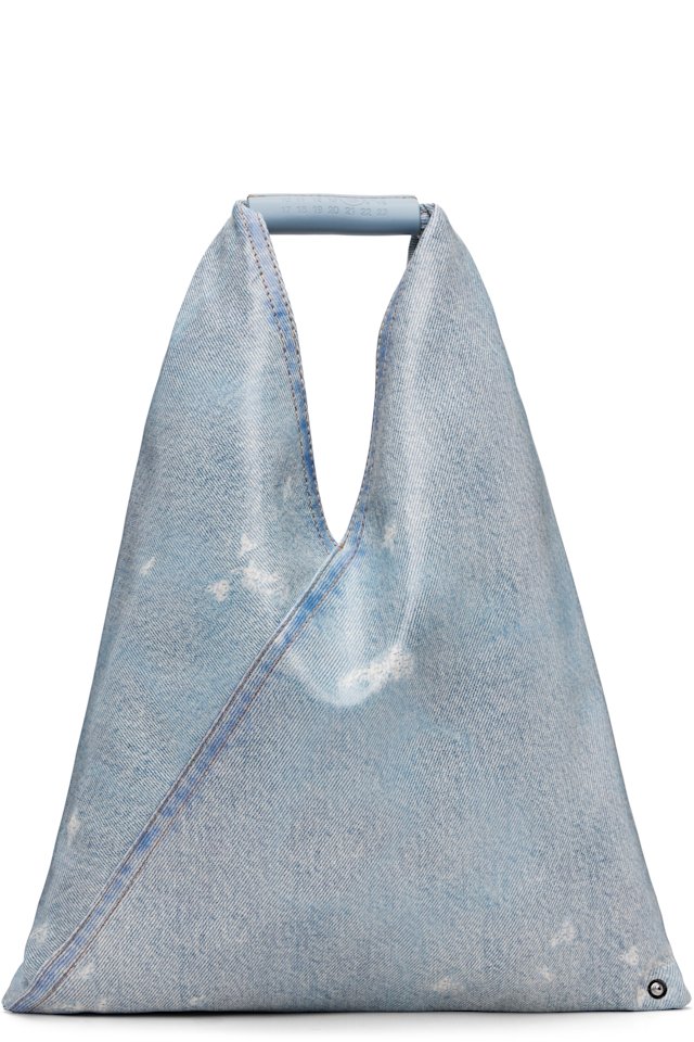 MM6 Maison Margiela — Blue Small Triangle Tote
