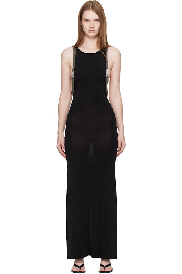 Aya Muse — Black Luz Maxi Dress