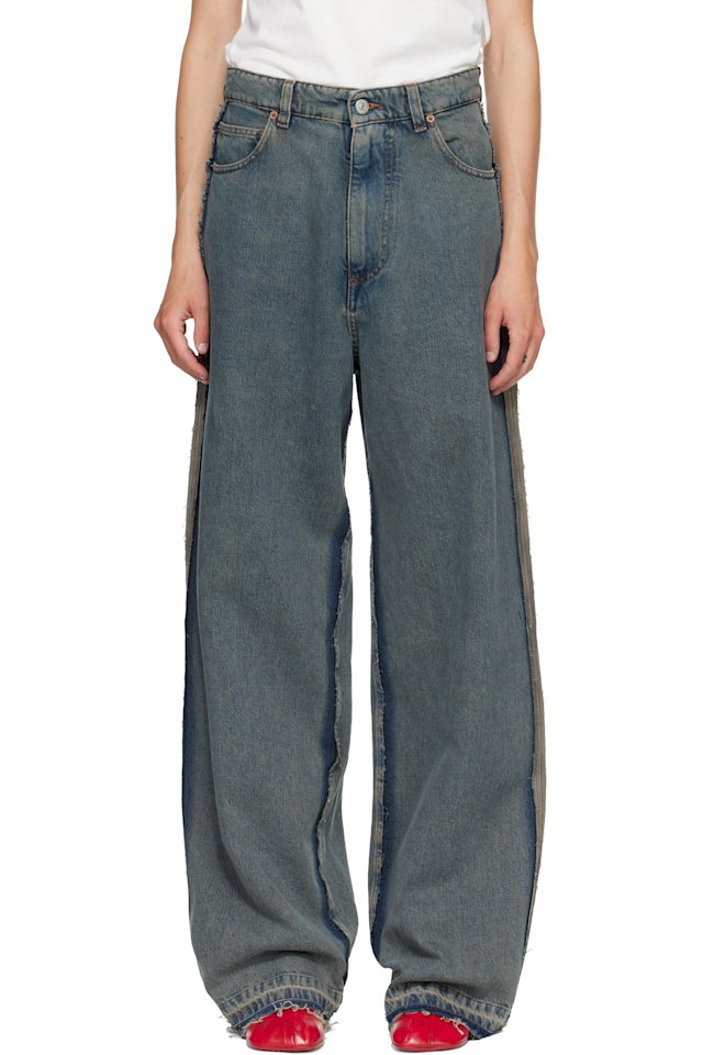 MM6 Maison Margiela — Blue 5-Pocket Jeans