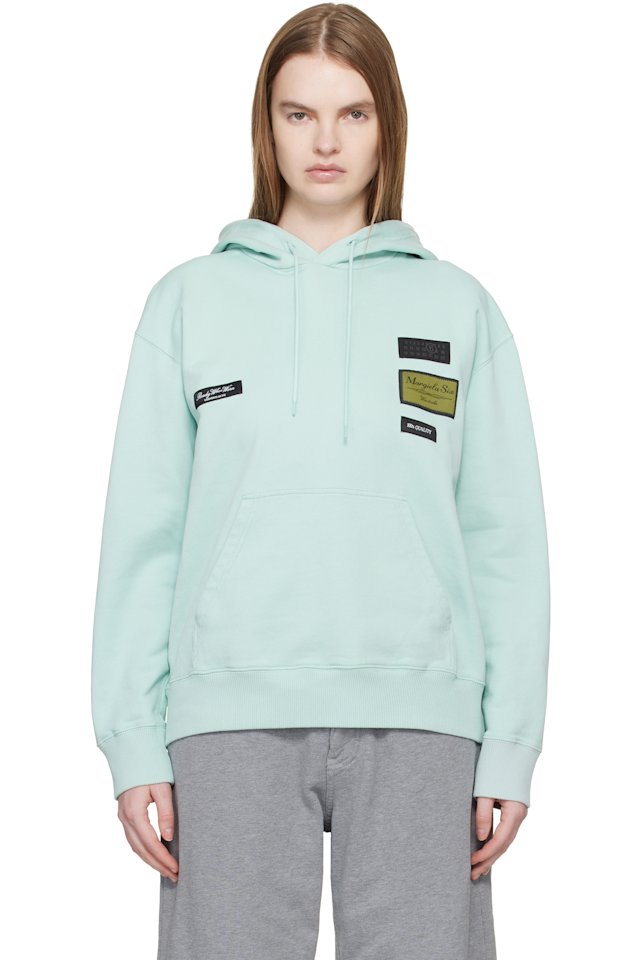 MM6 Maison Margiela — Blue Cotton Hoodie